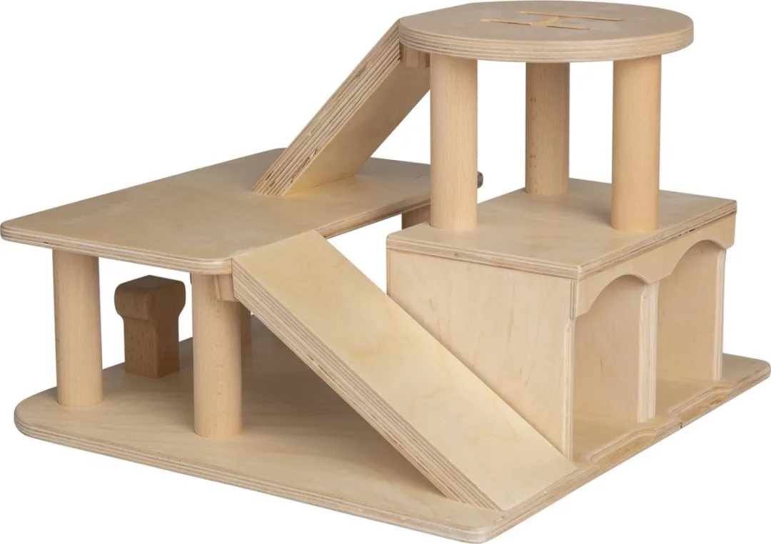 Van Dijk Toys Houten Speelgoedgarage 2923B