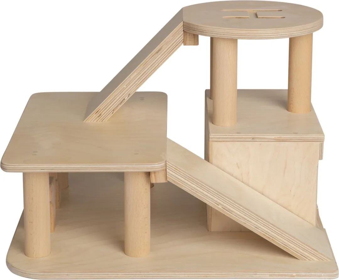 Van Dijk Toys Houten Speelgoedgarage 2923B - Multikleur