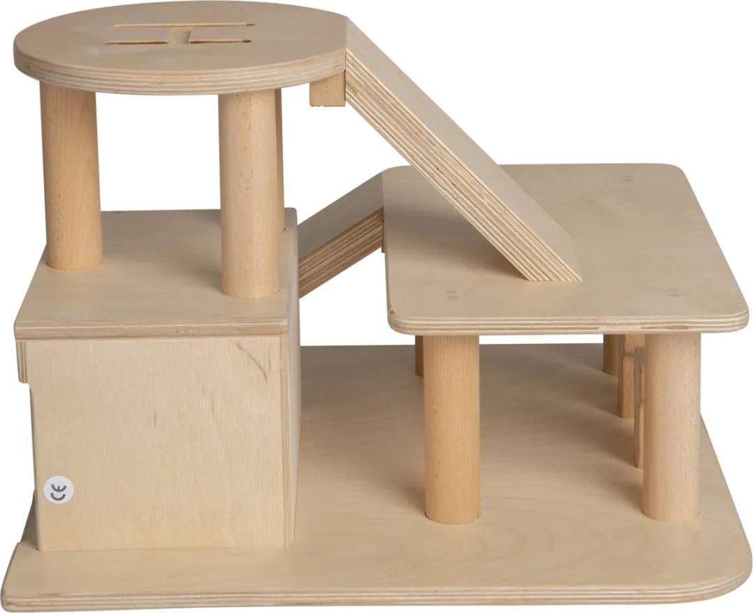 Van Dijk Toys Houten Speelgoedgarage 2923B - Multikleur