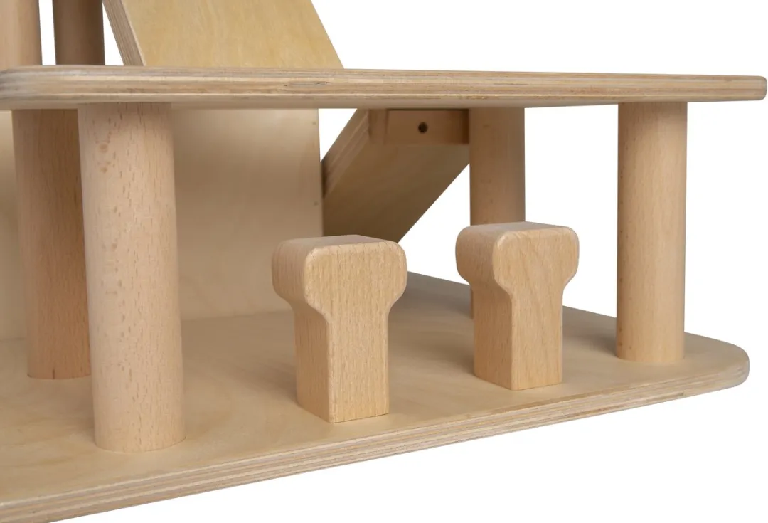 Van Dijk Toys Houten Speelgoedgarage 2923B - Multikleur