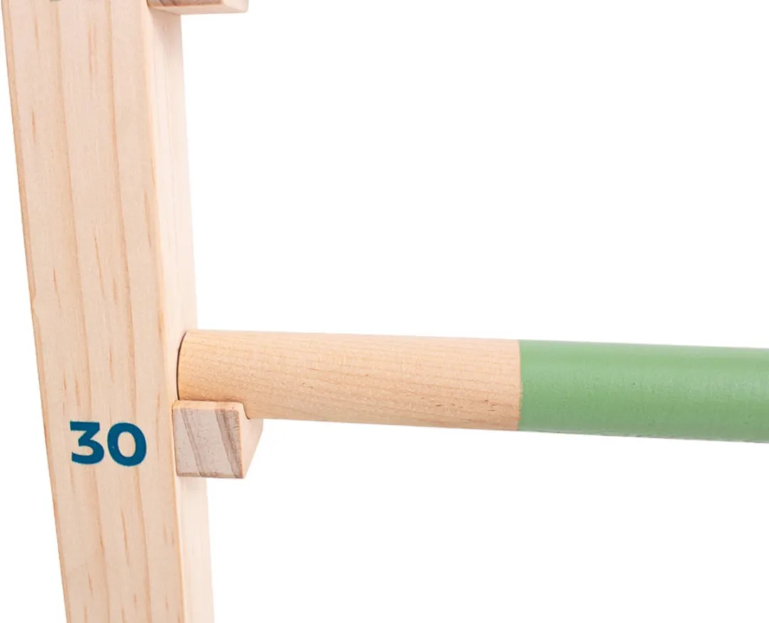 BS Toys Springhorde Hout Hobby Horse - FSC Rood/Groen