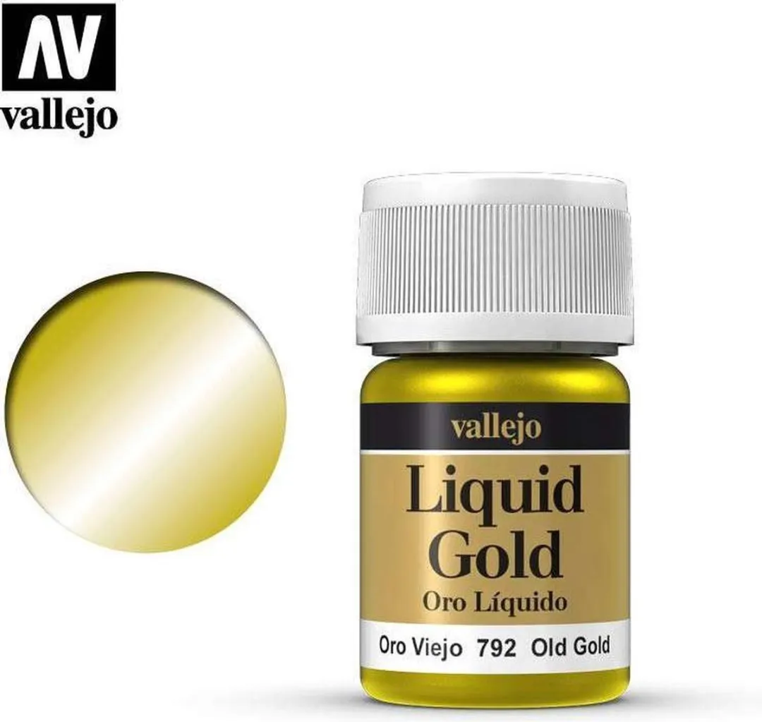 Vallejo Hobbyverf Liquid Old Gold 35ml