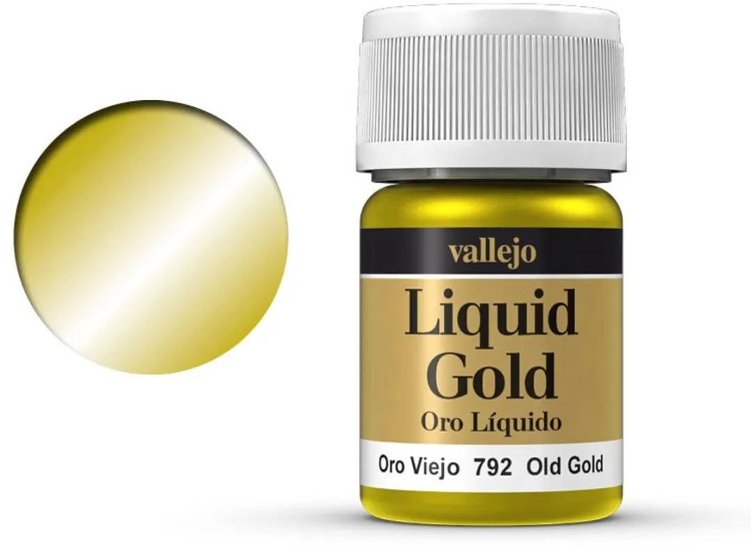 Vallejo Hobbyverf Liquid Old Gold 35ml