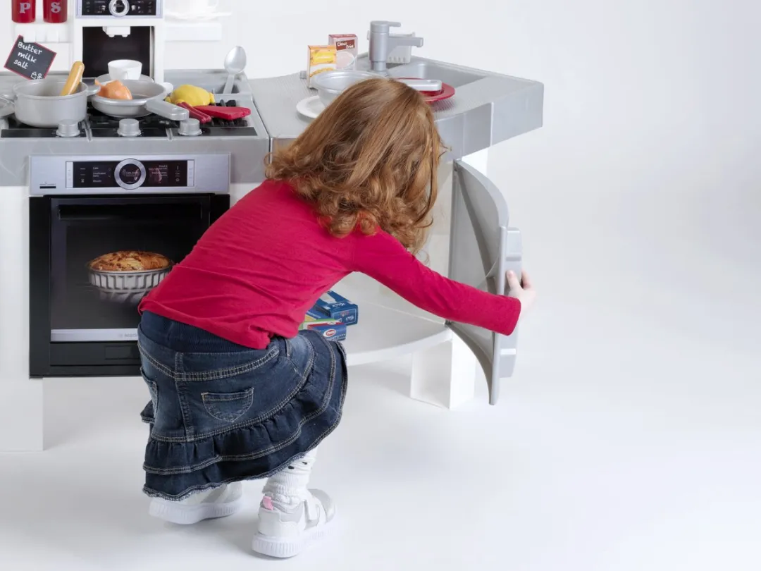 Klein Toys Mega Speelkeuken 120x45x95cm - Grijs/Zwart - afbeelding 6 van 6