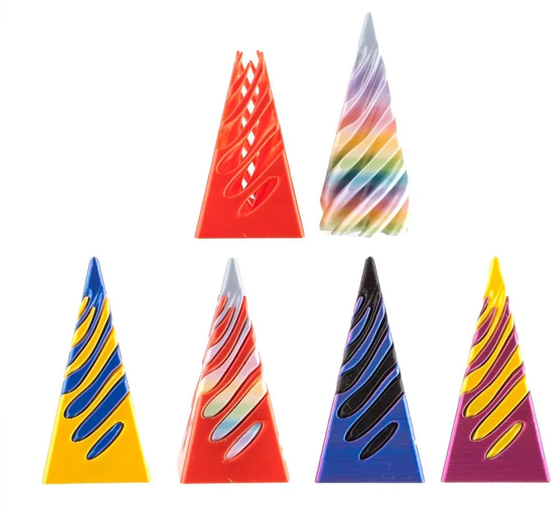 Jono Toys Magische 3D Fidget Toren Pyramide - Multi kleuren