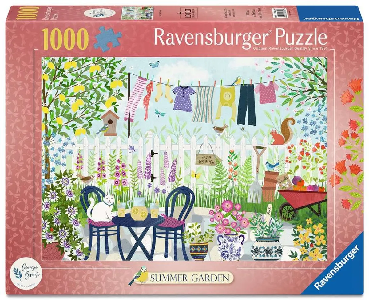 Ravensburger Zomertuin Legpuzzel 1000 Stuks