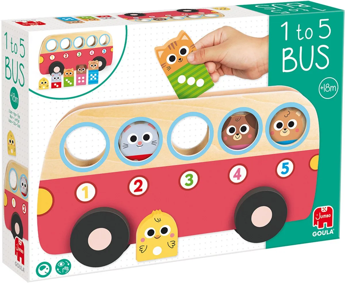 Jumbo Goula 1 tot 5 Bus Educatief Spel