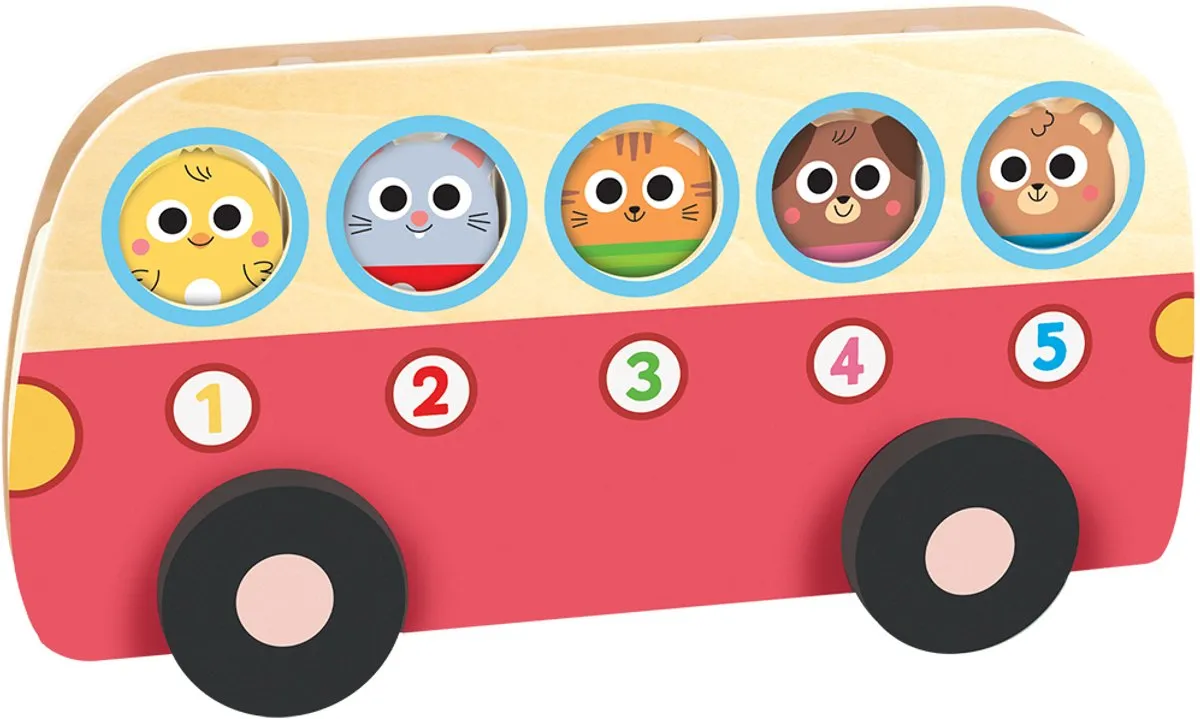 Jumbo Goula 1 tot 5 Bus Educatief Spel - Meerkleurig