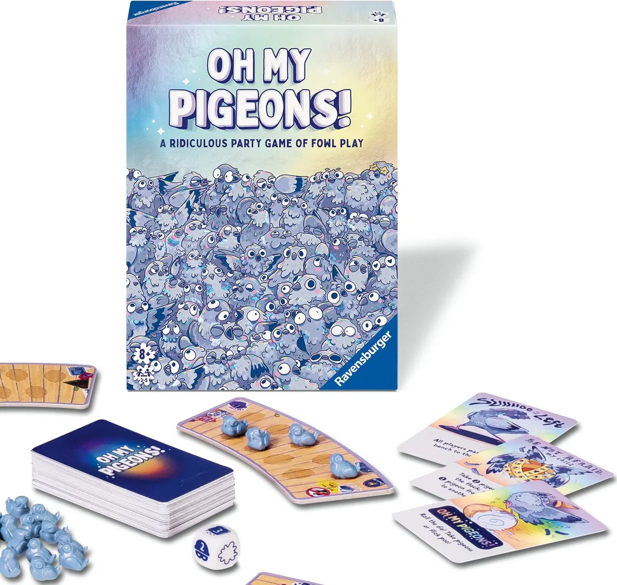Ravensburger Oh My Pigeons Gezelschapsspel 10822893 - 2-5 Spelers