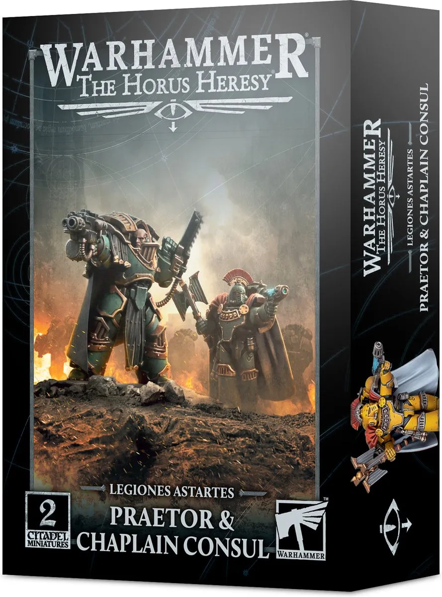 Games Workshop Horus Heresy Legiones Astartes Praetor & Chaplain Consul