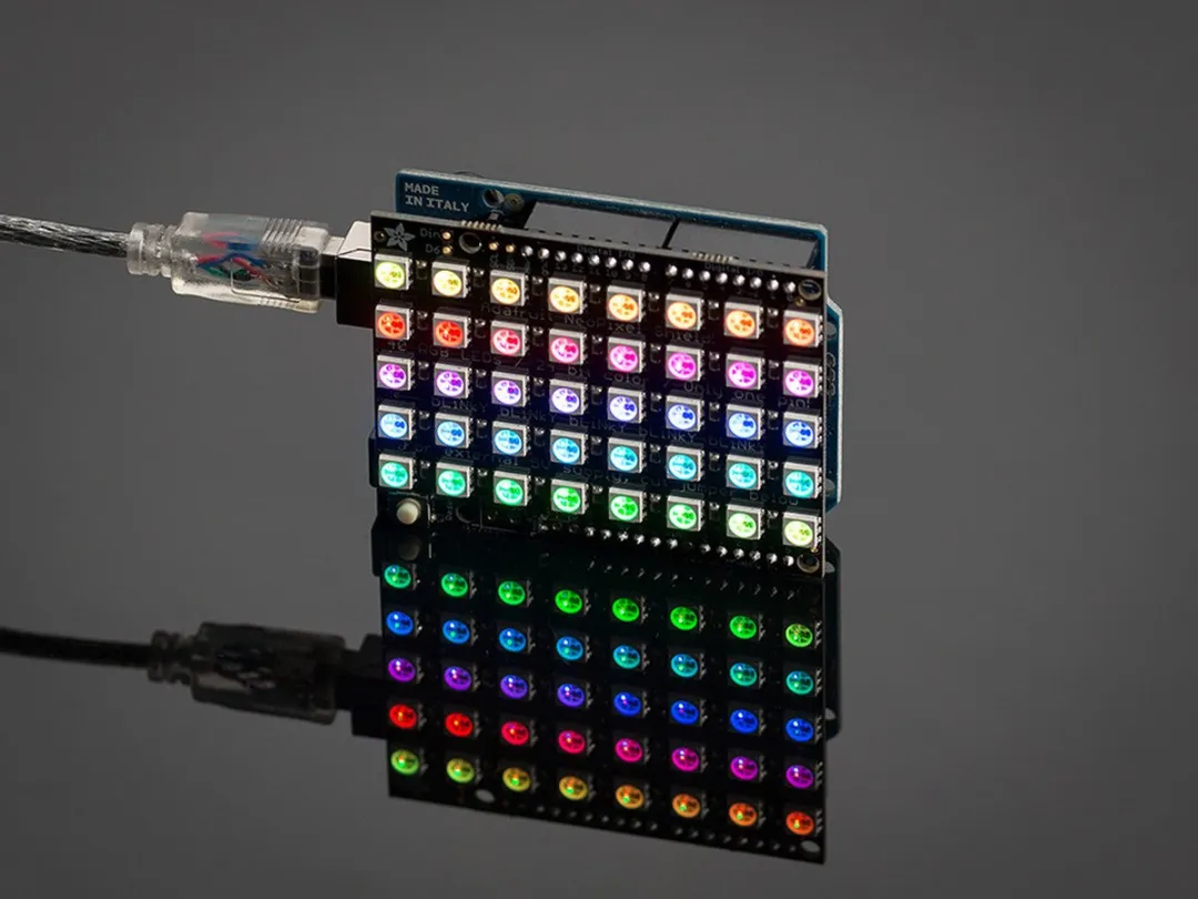 Adafruit NeoPixel Grid 5x8 RGB Matrix 1430 - Meerkleurig