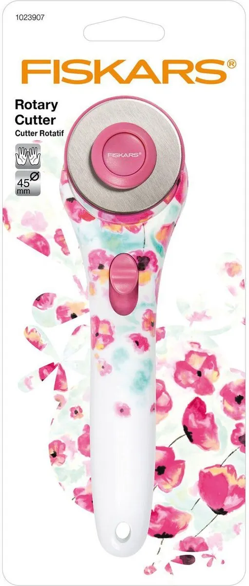 Fiskars Rolmes 45mm - Fashion Stick - Roze/Wit/Geel - afbeelding 4 van 6