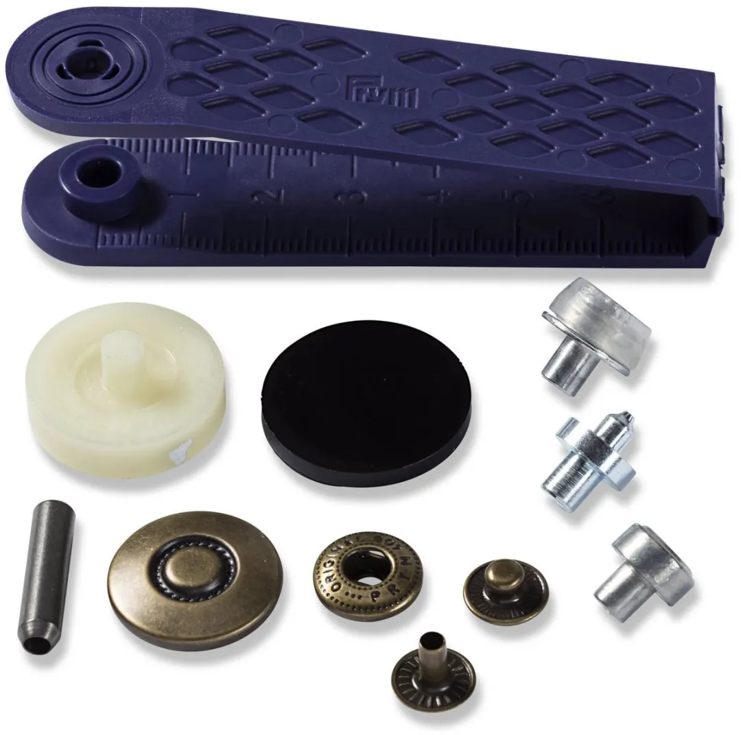 Prym Anorak Drukknopen 20mm Oudkoper - 6 Stuks