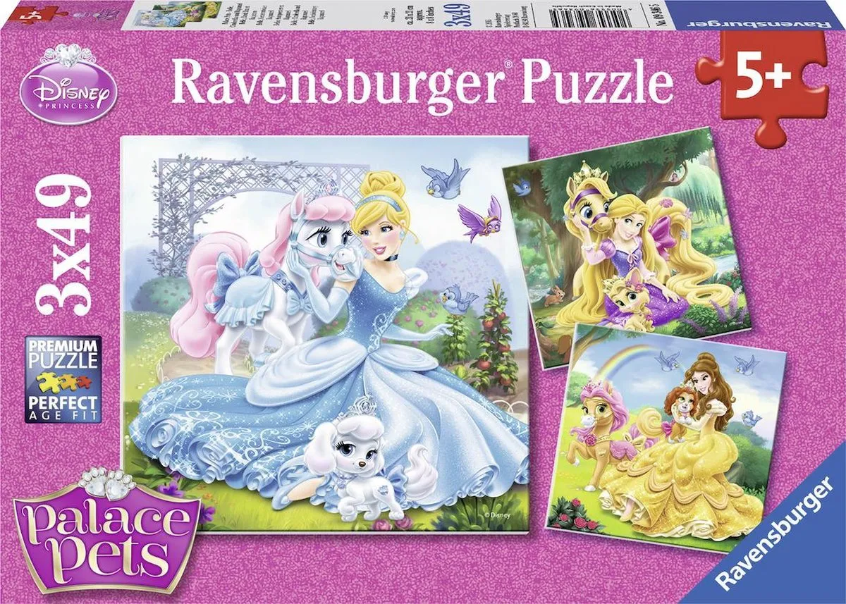 Ravensburger DPP Belle Assepoester Rapunzel Puzzels