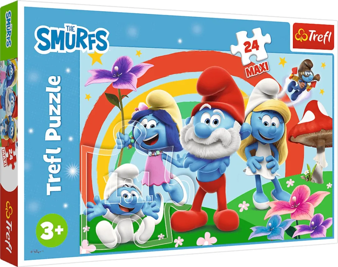 Trefl Smurfen Maxi Puzzel 24 Stuks