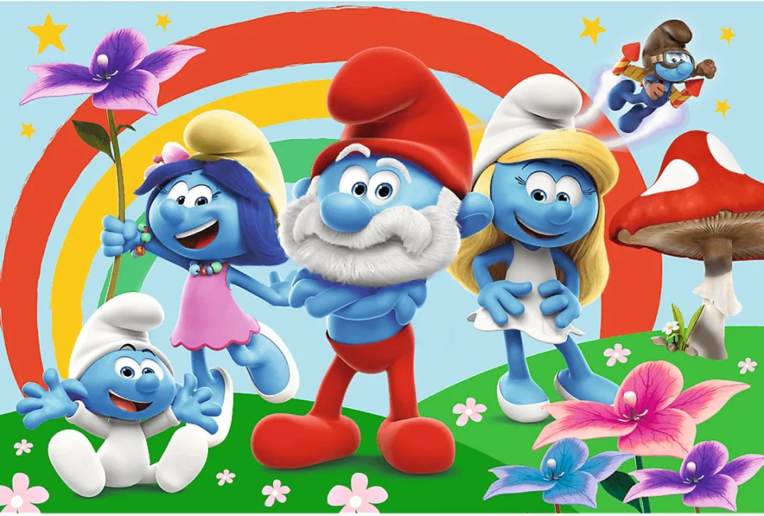 Trefl Smurfen Maxi Puzzel 24 Stuks - Multicolor