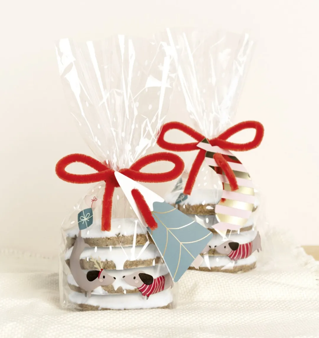 Folia Snoepzakjes-set Merry Woofmas