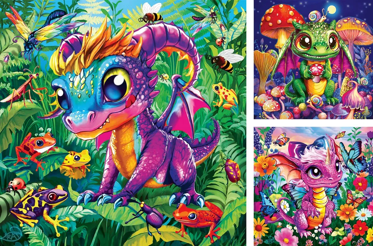 Ravensburger Baby Garden Dragons Kinderpuzzel 150 Stuks - Meerkleurig