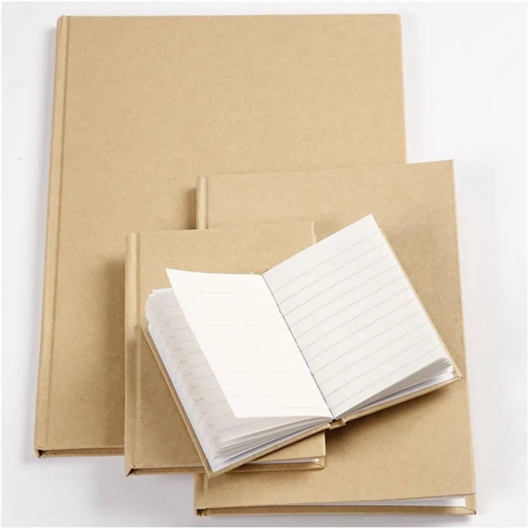 Creativ Company Creotime Notitieboek A4 - 21x30cm - Bruin/Wit