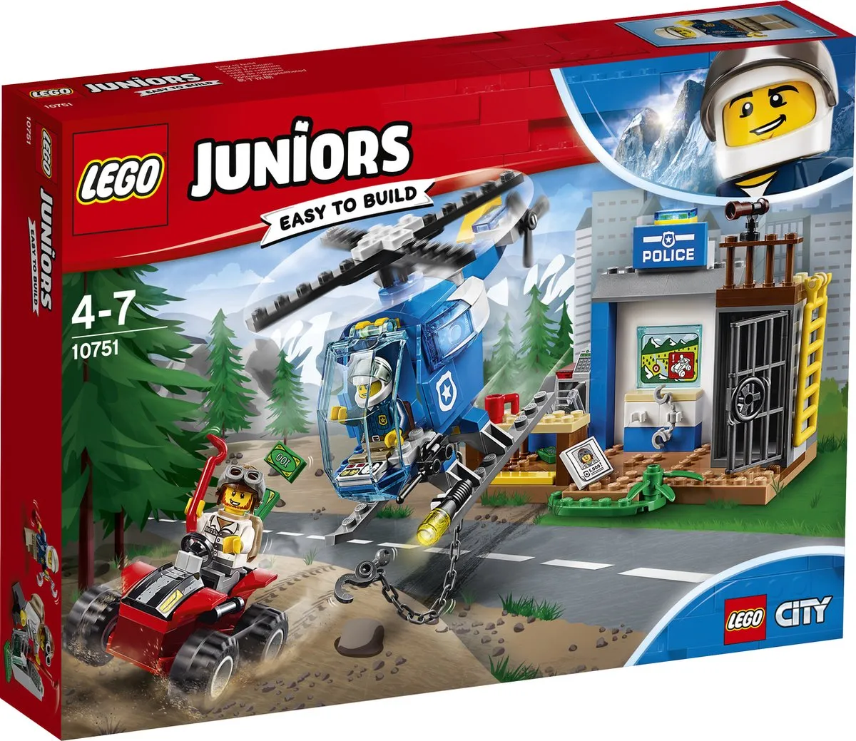 LEGO Juniors City Politieachtervolging Bergen 10751