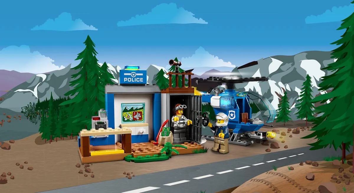 LEGO Juniors City Politieachtervolging Bergen 10751 - 115 Stukken
