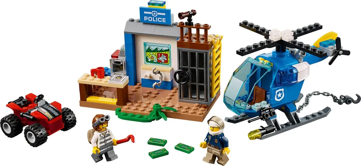 LEGO Juniors City Politieachtervolging Bergen 10751 - 115 Stukken