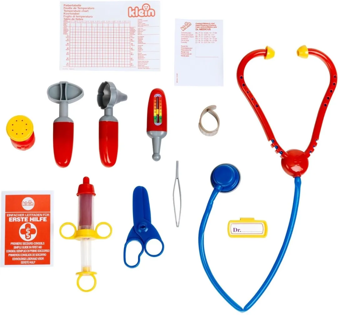 Klein Toys Artsenkoffer Transparant - 27x16,5x15,5cm - Multicolor