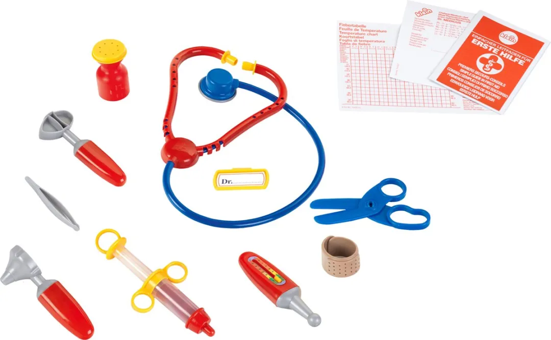 Klein Toys Artsenkoffer Transparant - 27x16,5x15,5cm - Multicolor