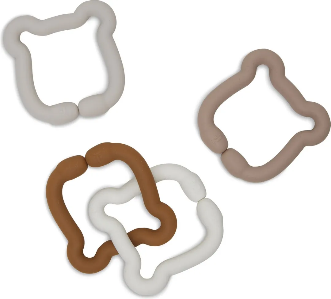 Jollein Speelgoed Ringen Siliconen Teddy Bear