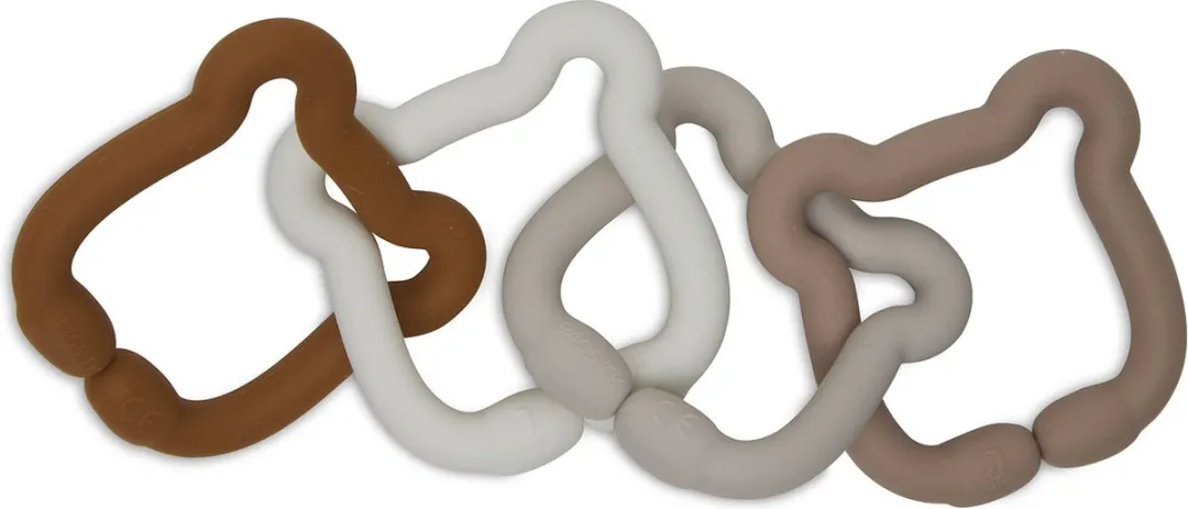 Jollein Speelgoed Ringen Siliconen Teddy Bear
