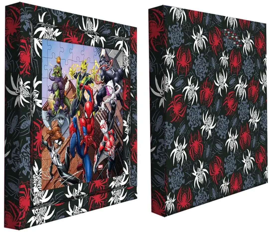 LUNA TOYS Spider-Man Frame Puzzel 64 Stuks - 27x27cm - Multicolor