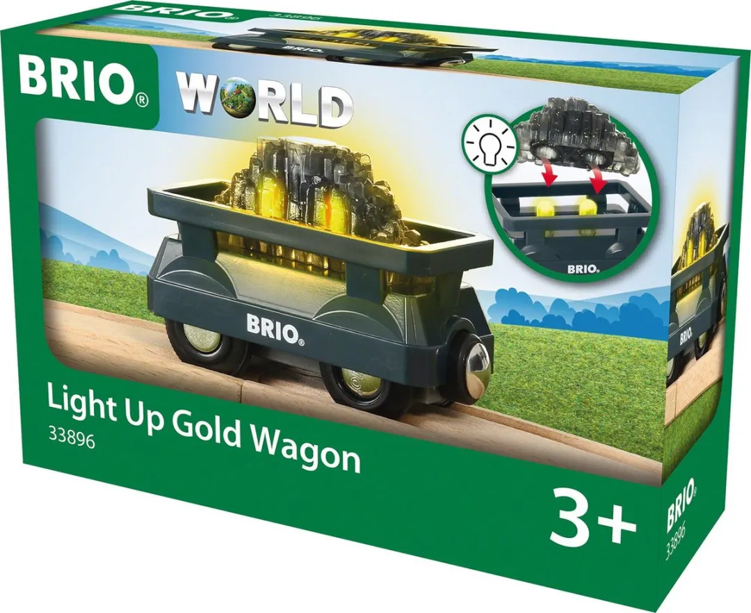 BRIO Lichtgevende Goudwagon 33896