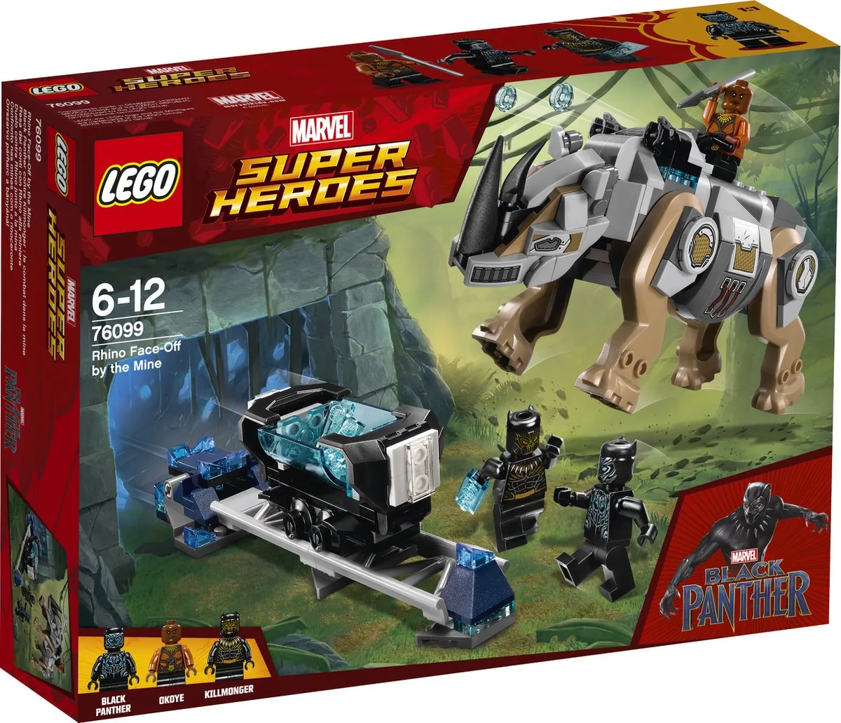 LEGO Super Heroes Neushoornstrijd Bij de Mijn 76099
