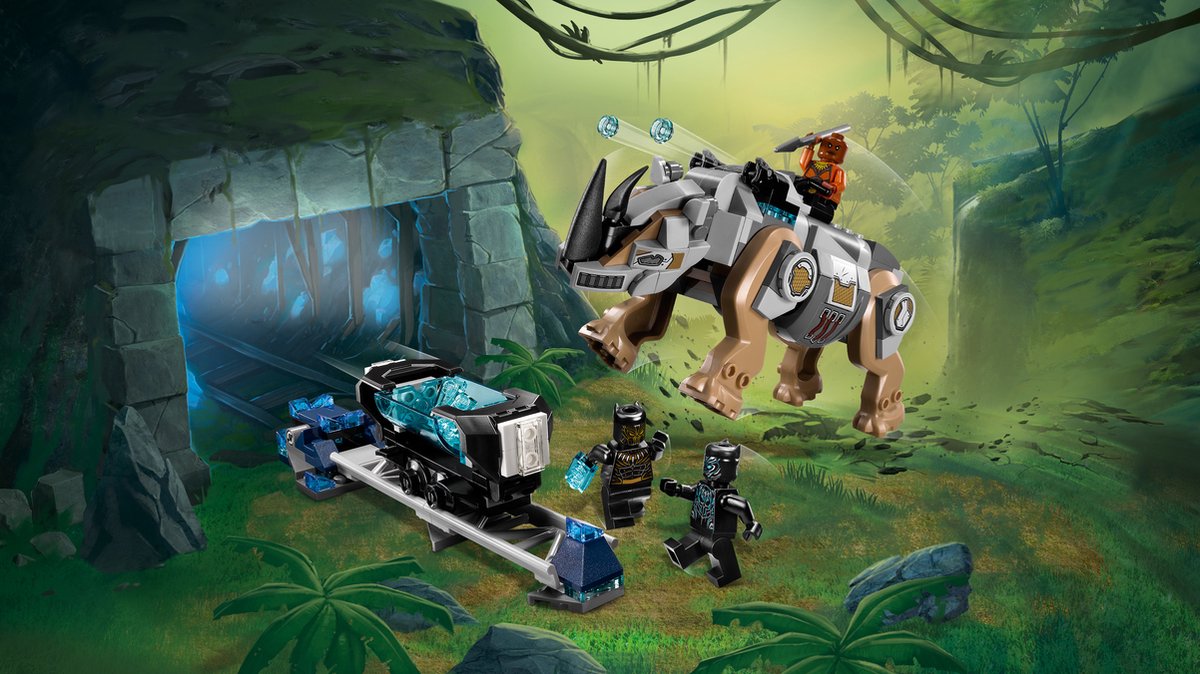 LEGO Super Heroes Neushoornstrijd Bij de Mijn - 76099