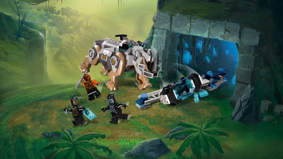LEGO Super Heroes Neushoornstrijd Bij de Mijn 76099 - 229 Stukken