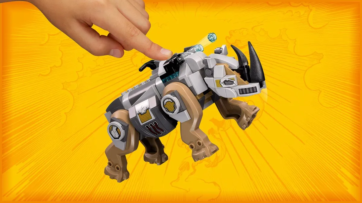 LEGO Super Heroes Neushoornstrijd Bij de Mijn 76099 - 229 Stukken