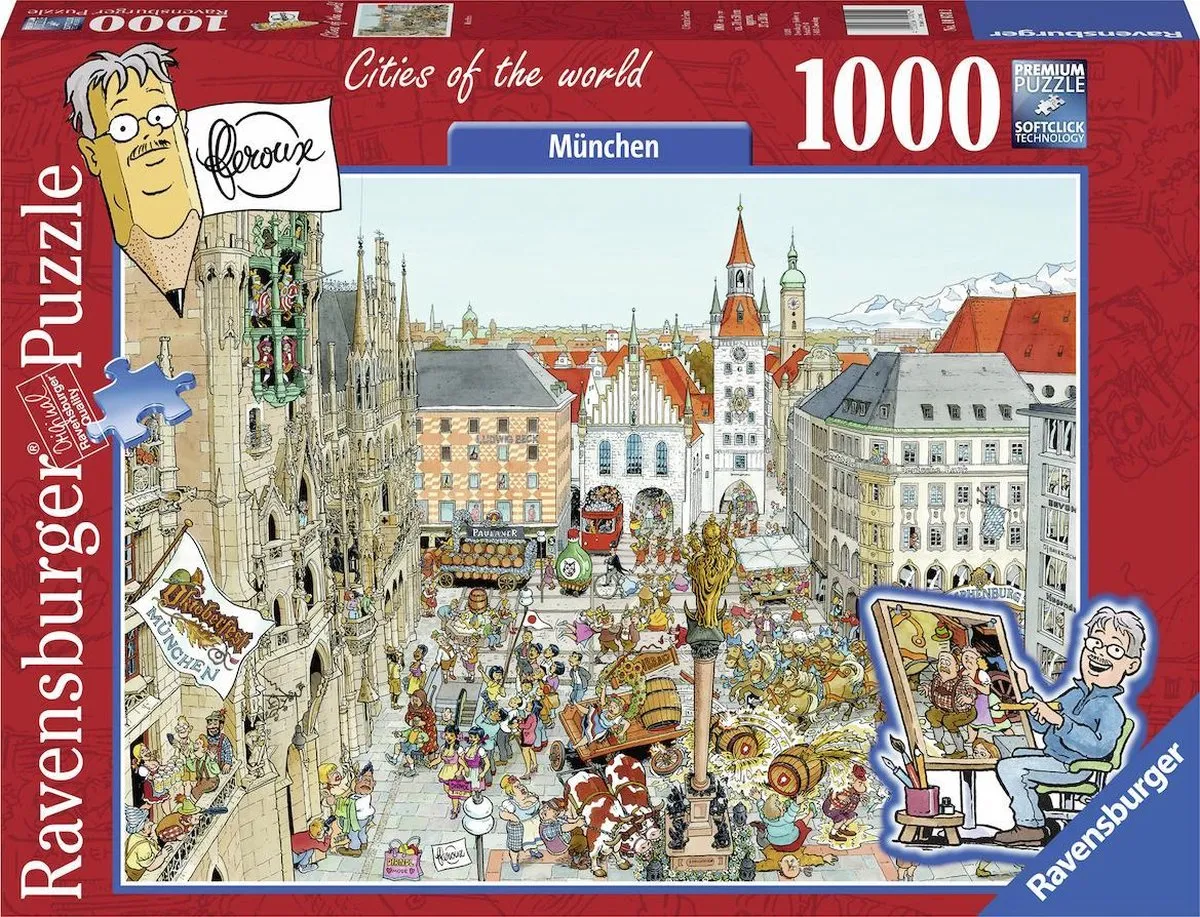 Ravensburger Fleroux München Legpuzzel 1000 Stuks - Multicolor