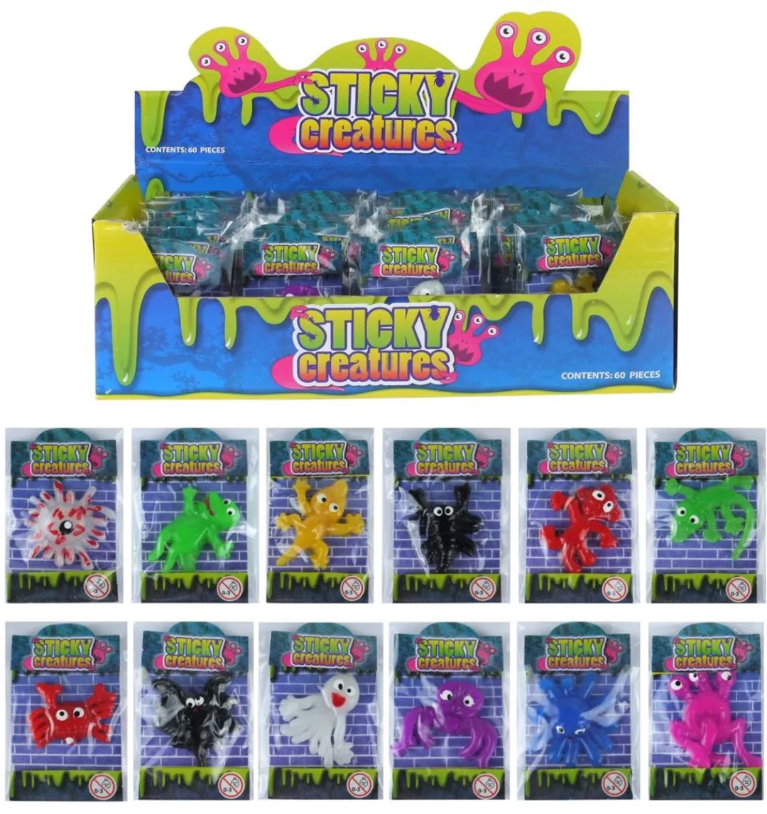 Sticky monsters | 5 stuks | Kidsfeestje
