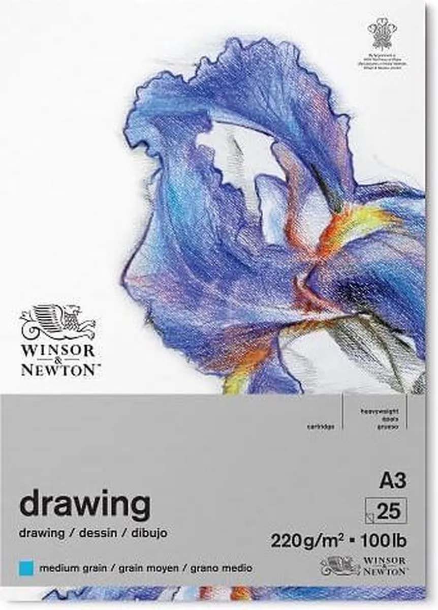 Winsor & Newton Tekenblok Medium Korrel A3