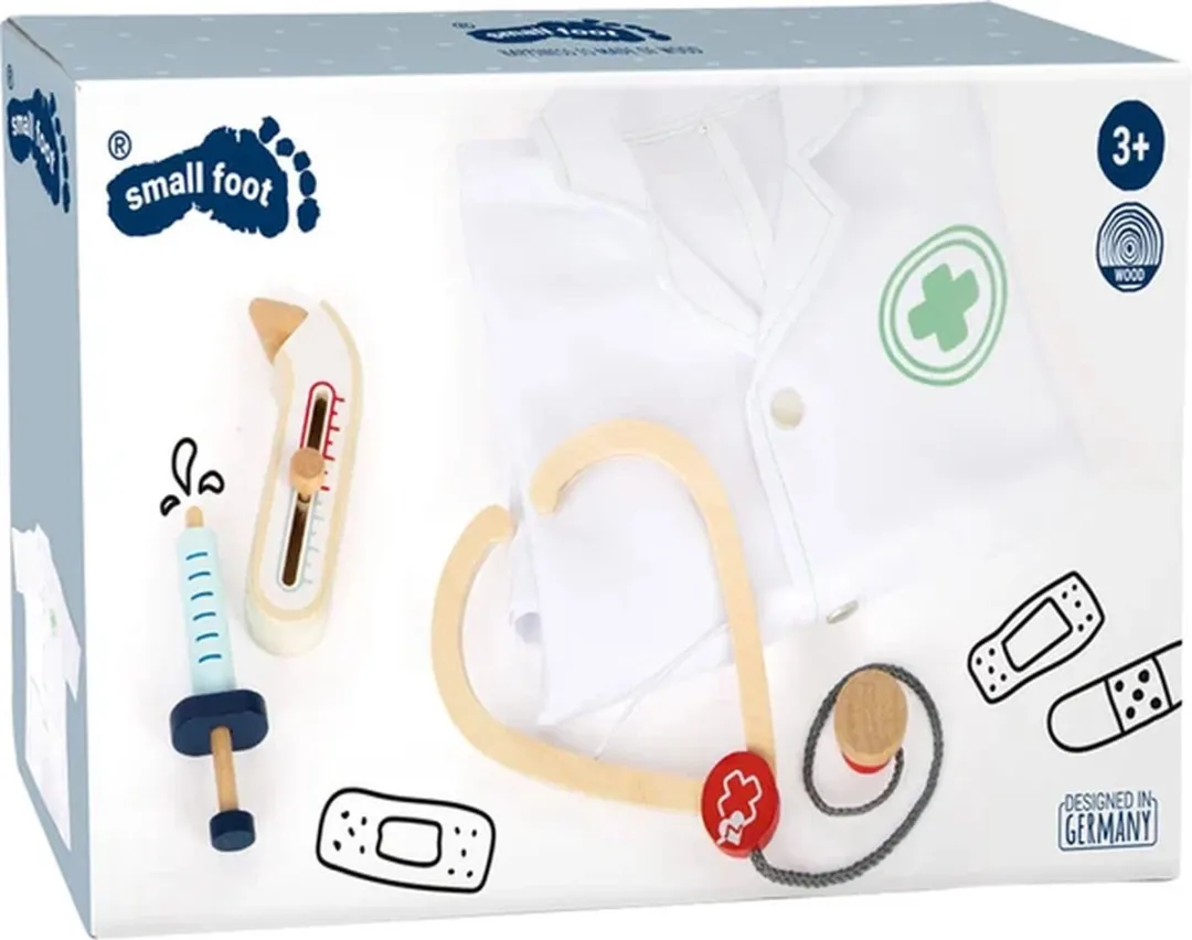 Small Foot Dokterset Multicolor - 4-delig
