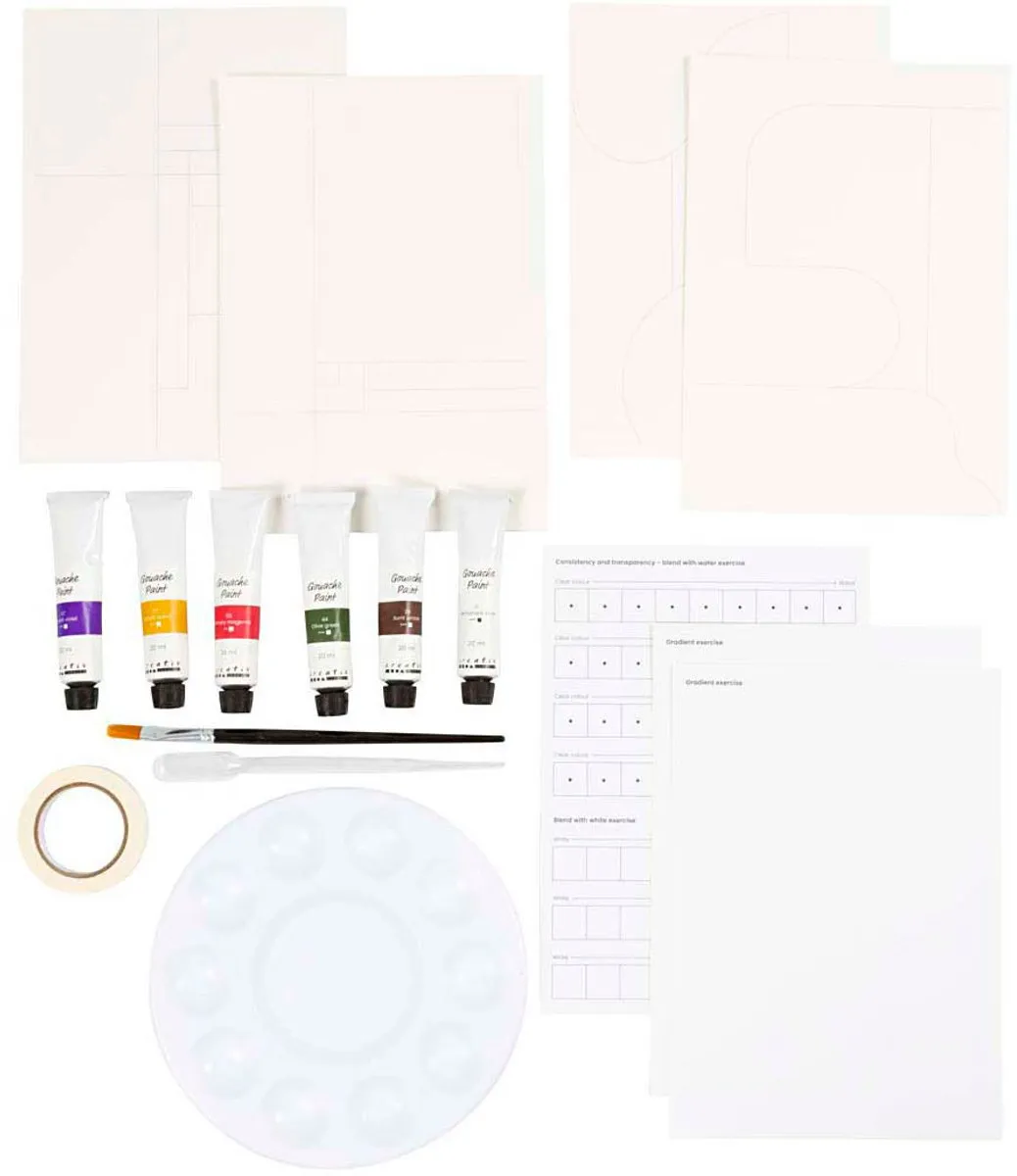 Creativ Company Gouache Schilderset Multicolor