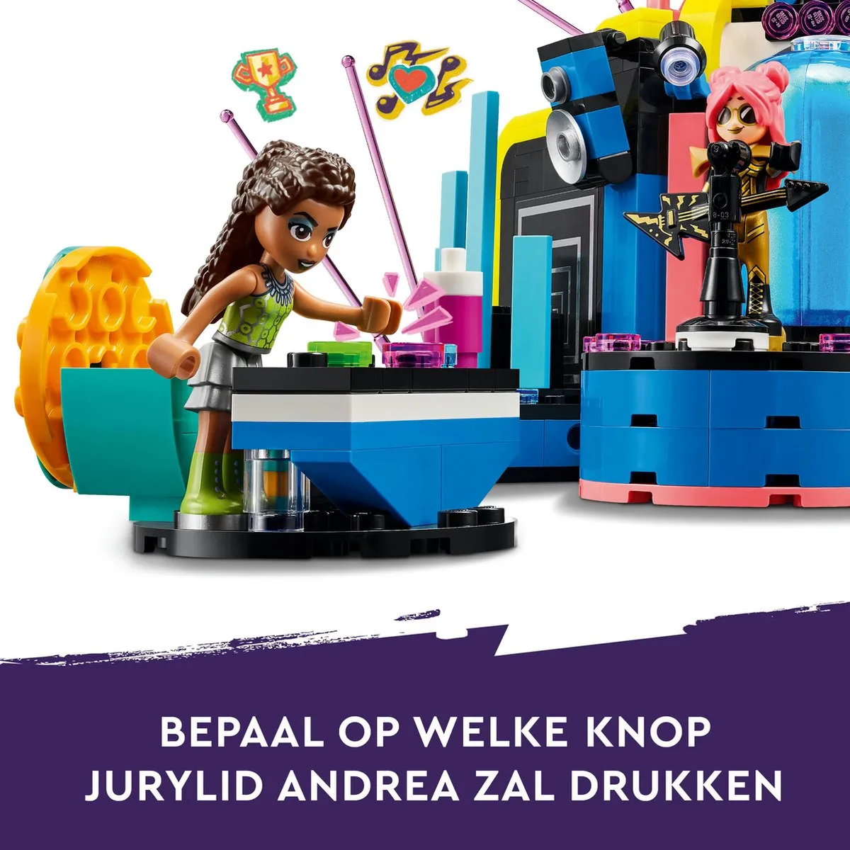 LEGO Friends Muzikale Talentenjacht 42616 - 4 Minifiguren