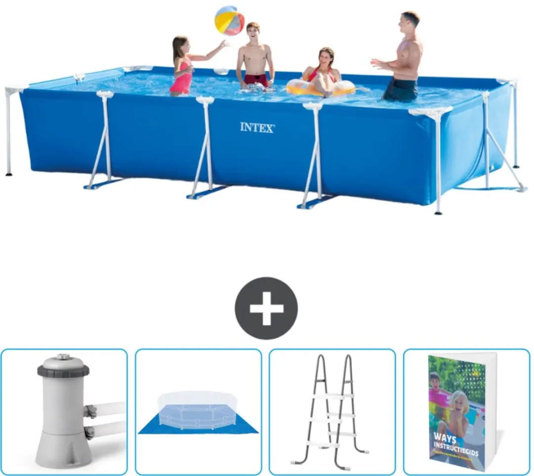 Intex Rechthoekig Frame Zwembad 450x220x84cm