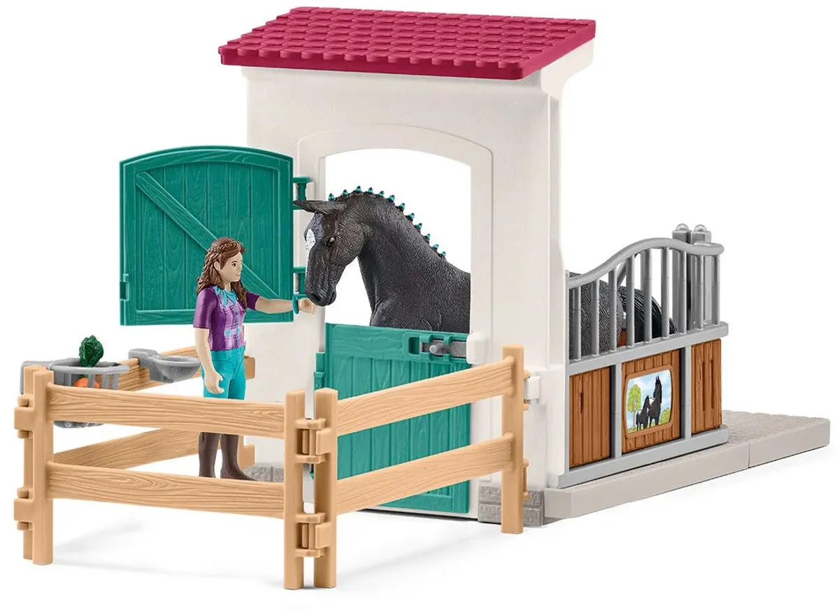 Schleich Horse Club Paardenbox Speelgoedset Lisa & Storm 39042709