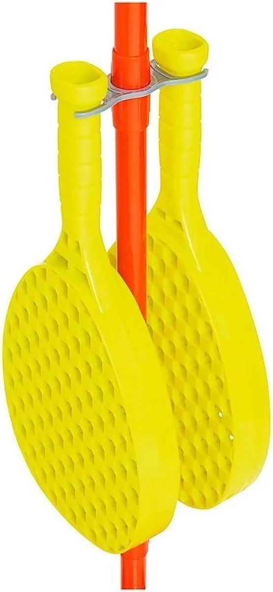Mookie Toys Swingball Classic Tennispaal - Rood/Geel - afbeelding 6 van 6