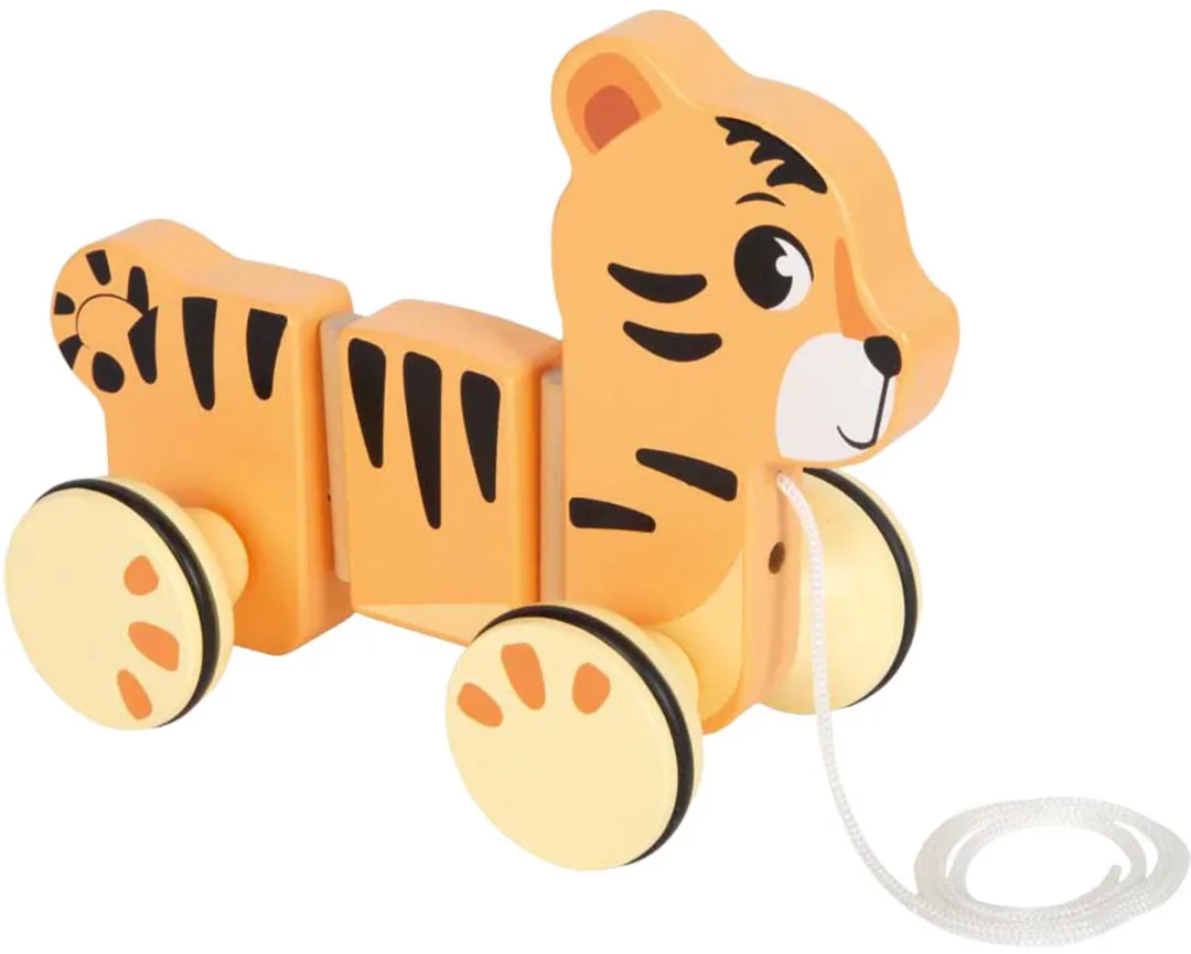 Small Foot Houten Trekdier Tijger Safari FSC