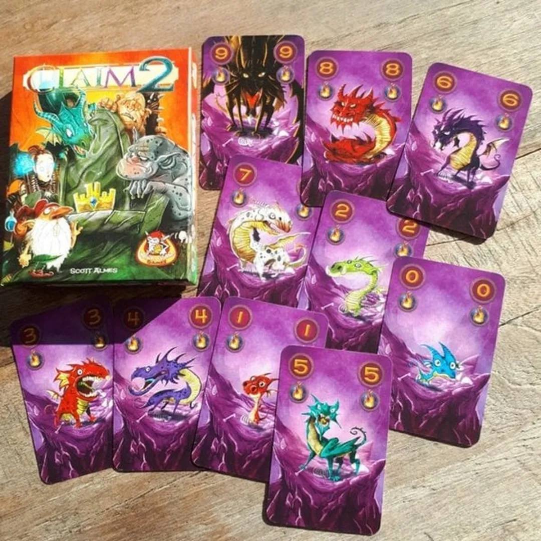 White Goblin Games Claim 2 Tactisch Kaartspel - 2 Spelers