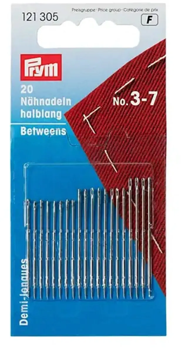 Prym Naainaalden Halflang Staal 3-7