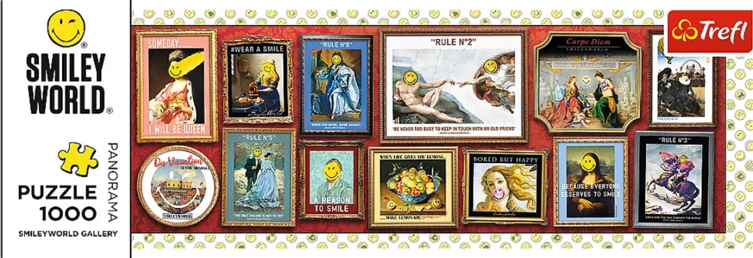 Trefl SmileyWorld Galerij 1000P Puzzel - Multicolor