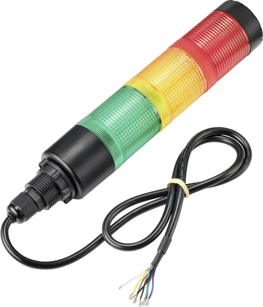 Tru Components TC-9539296 Signaalzuil - Rood/Geel/ Groen